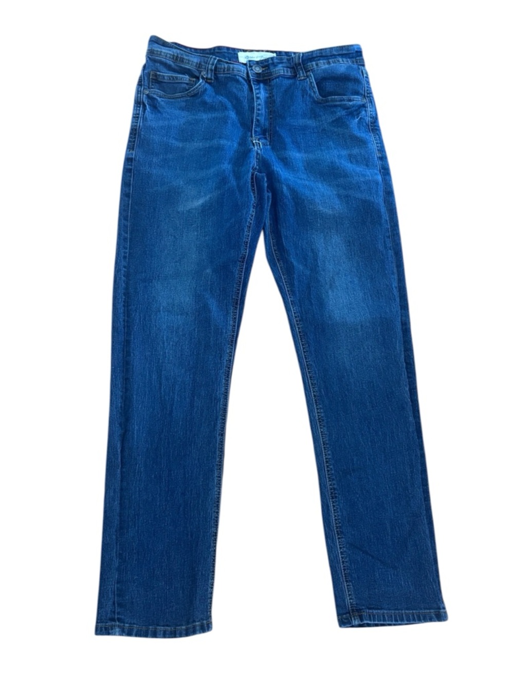 Stitches & Rivets  Men's Indigo Straight Jeans, 32 x 30
